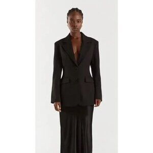 Dissh APOLLO Black Cinched Hourglass Blazer US 4